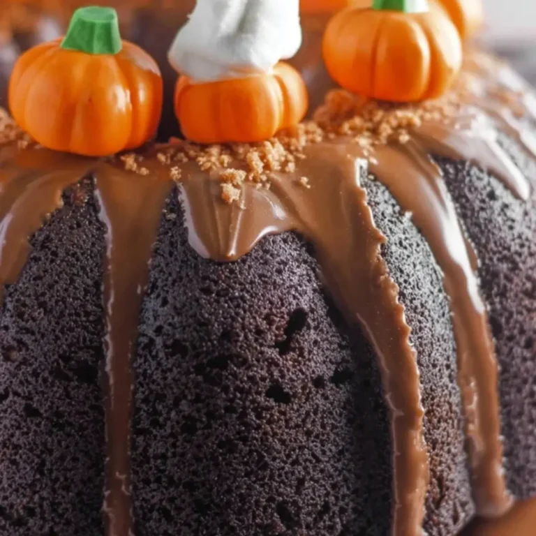 Easy Halloween Bundt Cake