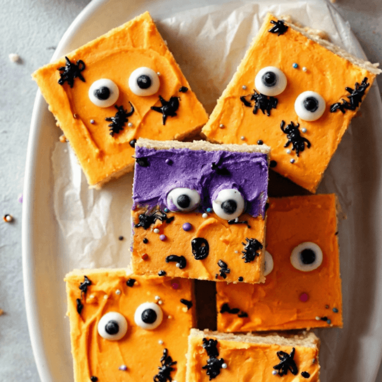 Halloween Sugar Cookie Bars