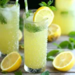 Healthy Sparkling Mojito Lemonade