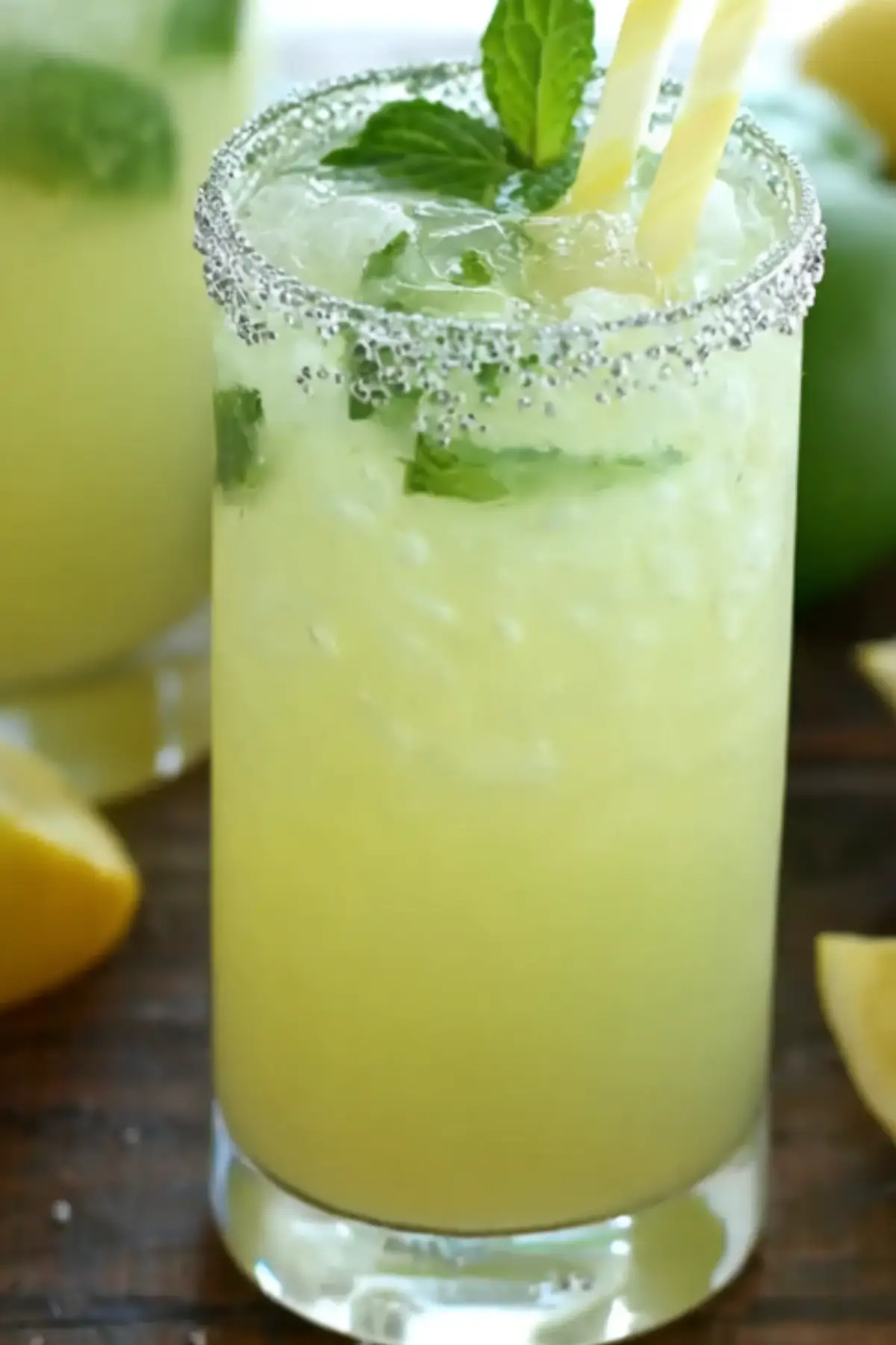 Healthy Sparkling Mojito Lemonade