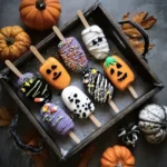 halloween cakesicles