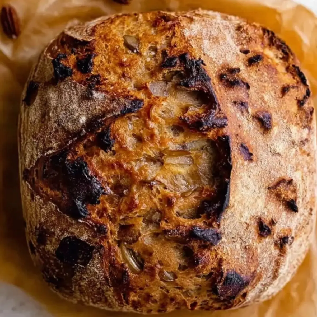 sourdough pumpkin apple bread