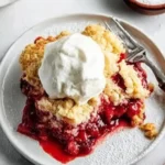 strawberry cheesecake dump cake