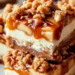 Caramel Apple Cheesecake Bars
