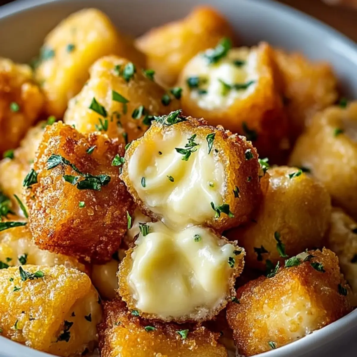Cheesy Parmesan Mozzarella Bites