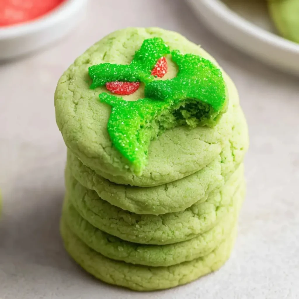 Grinch Sugar Cookies