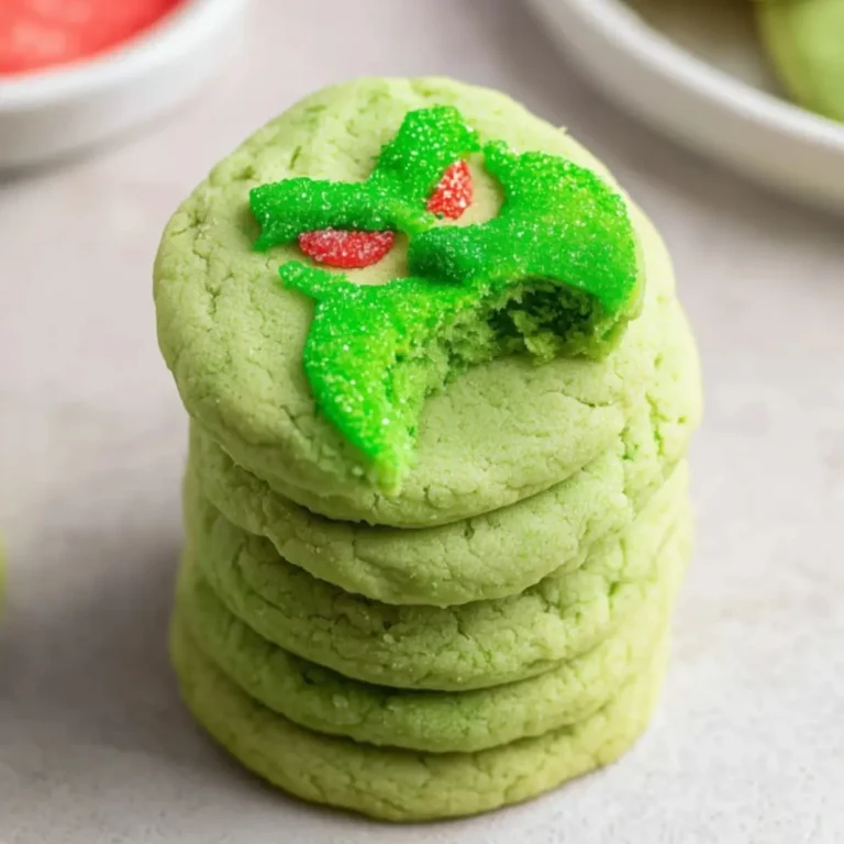 Grinch Sugar Cookies