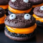 Halloween whoopie pies