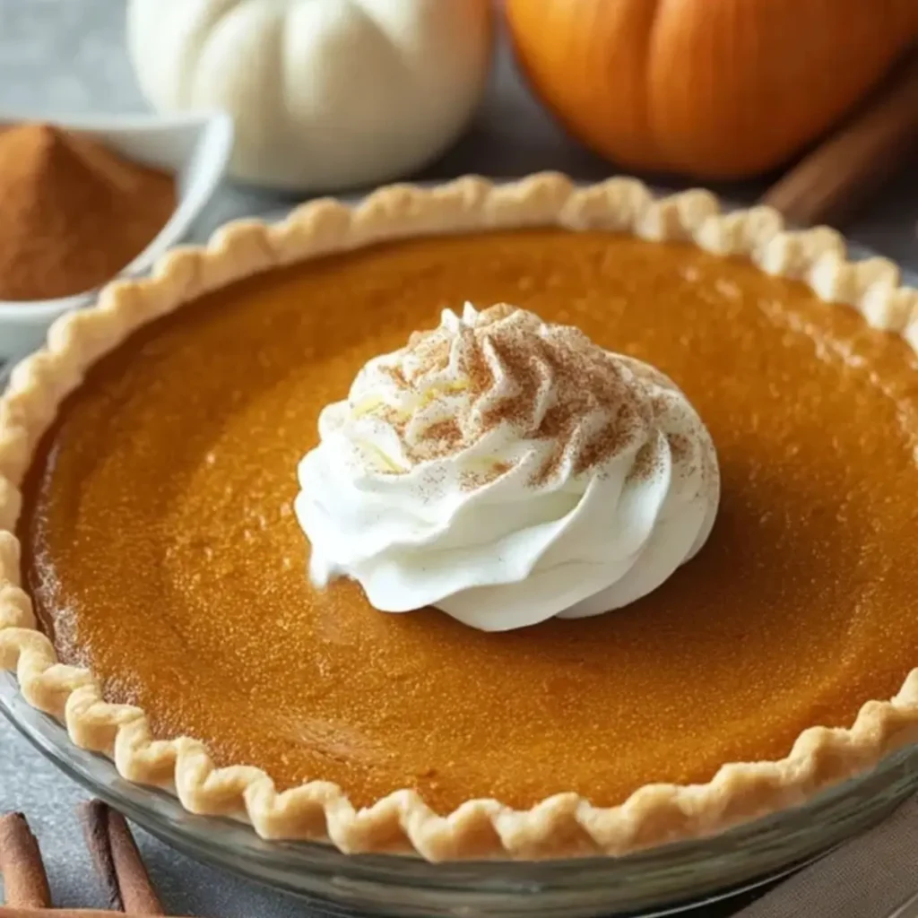 Homemade Pumpkin Pie 