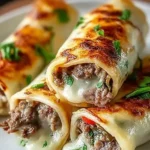 Keto Philly Cheesesteak Roll Ups