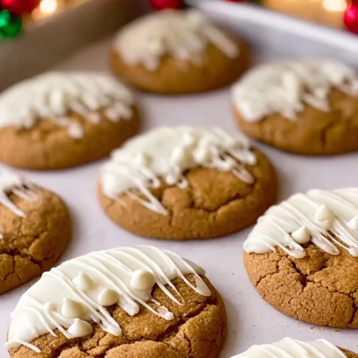Maple Cinnamon Cookies with White Chocolate
