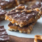 Salted Chocolate Caramel Pretzel Bars