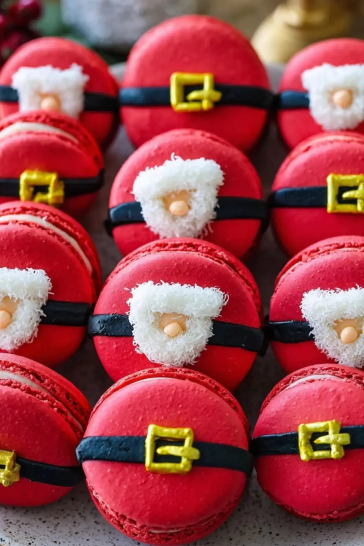 Santa Claus Macarons