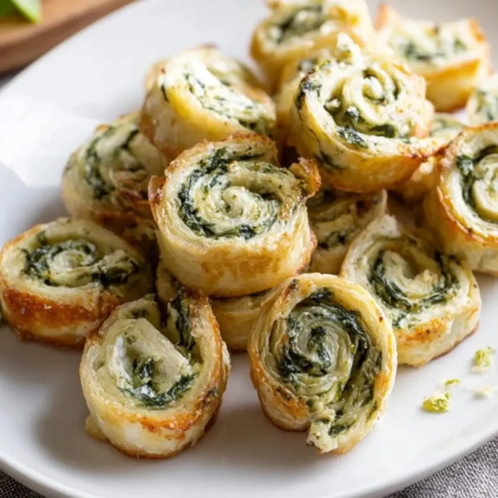 Spinach Dip Pinwheels