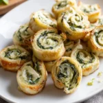 Spinach Dip Pinwheels