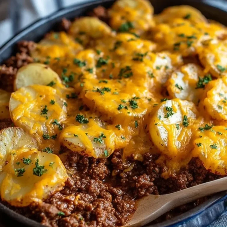Cheesy Ground Beef and Potatoes