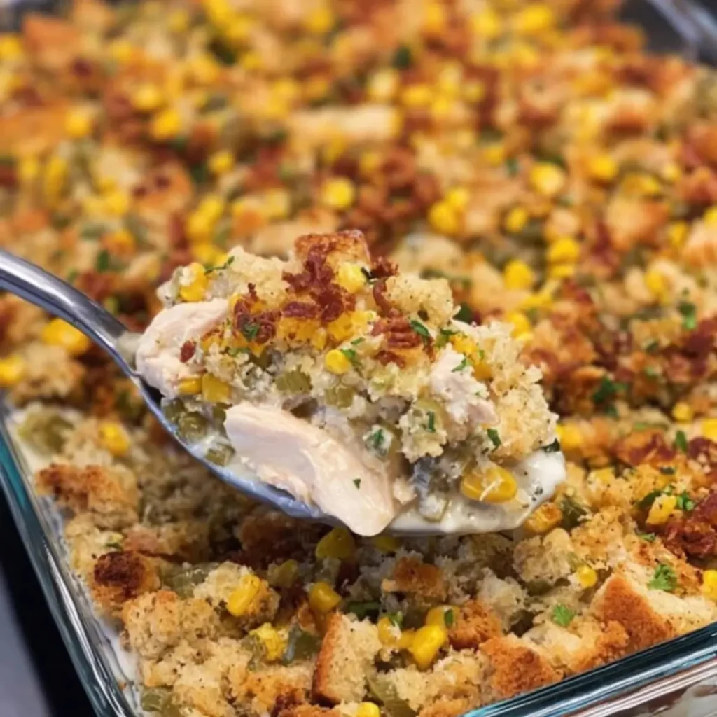 chicken and stuffing casserole 