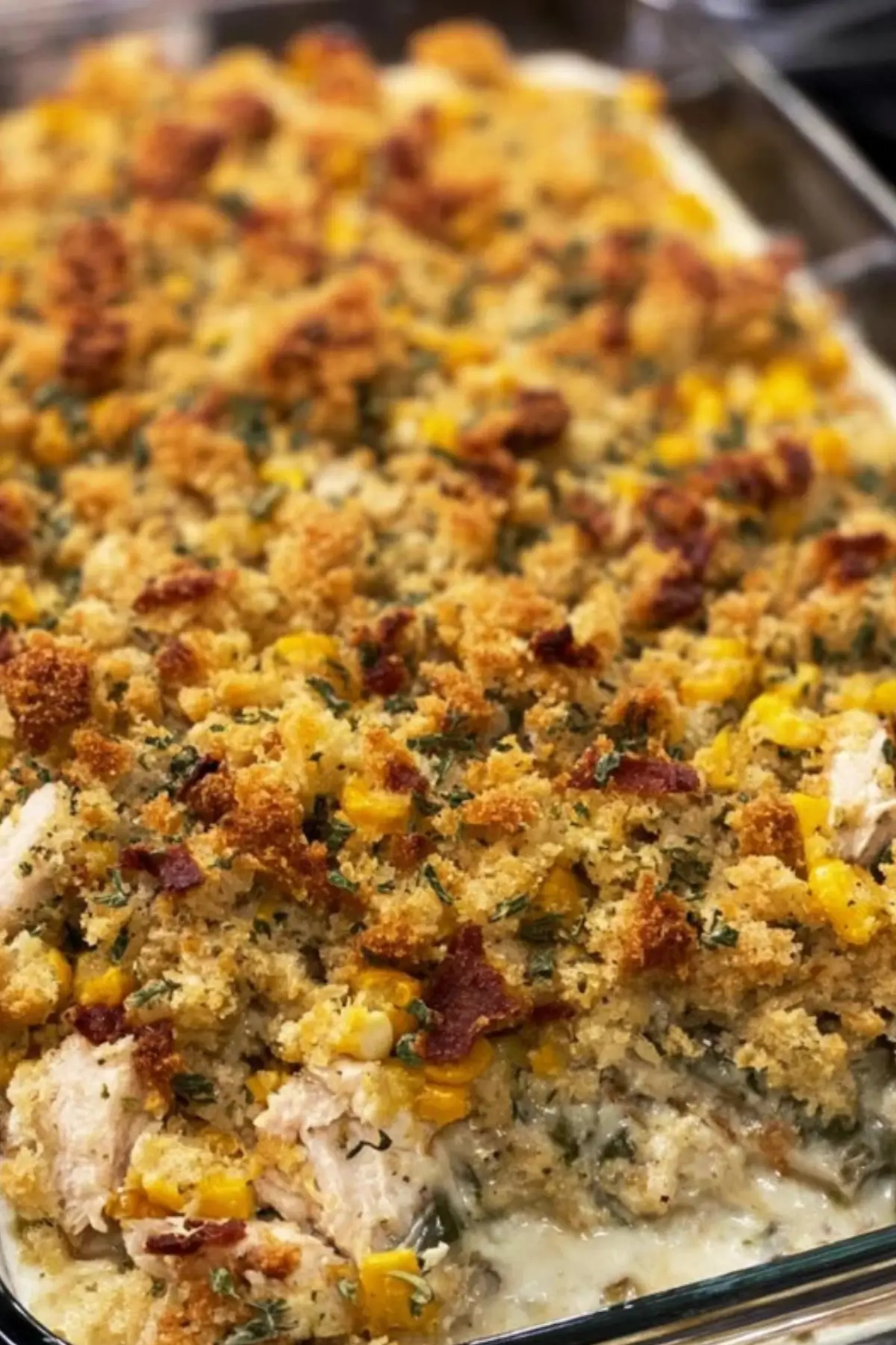 chicken and stuffing casserole