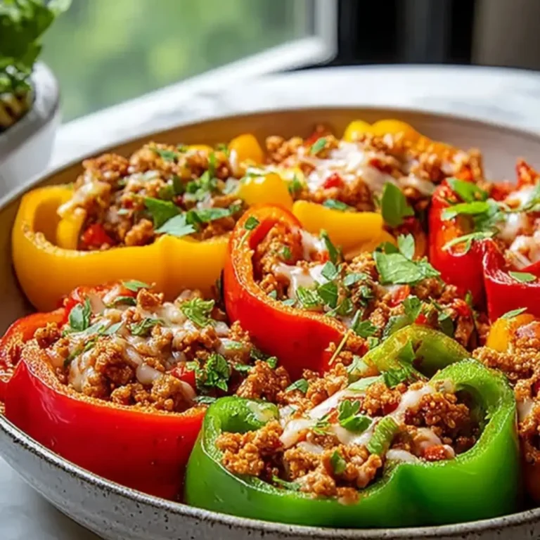 ground turkey and peppers