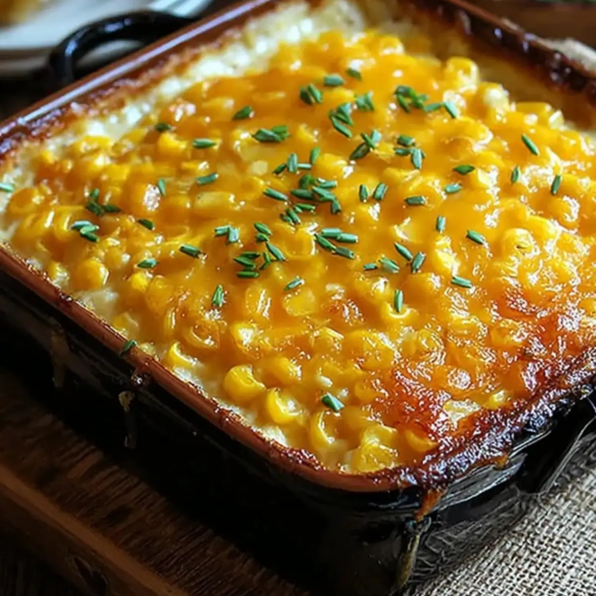 honey-glazed corn casserole