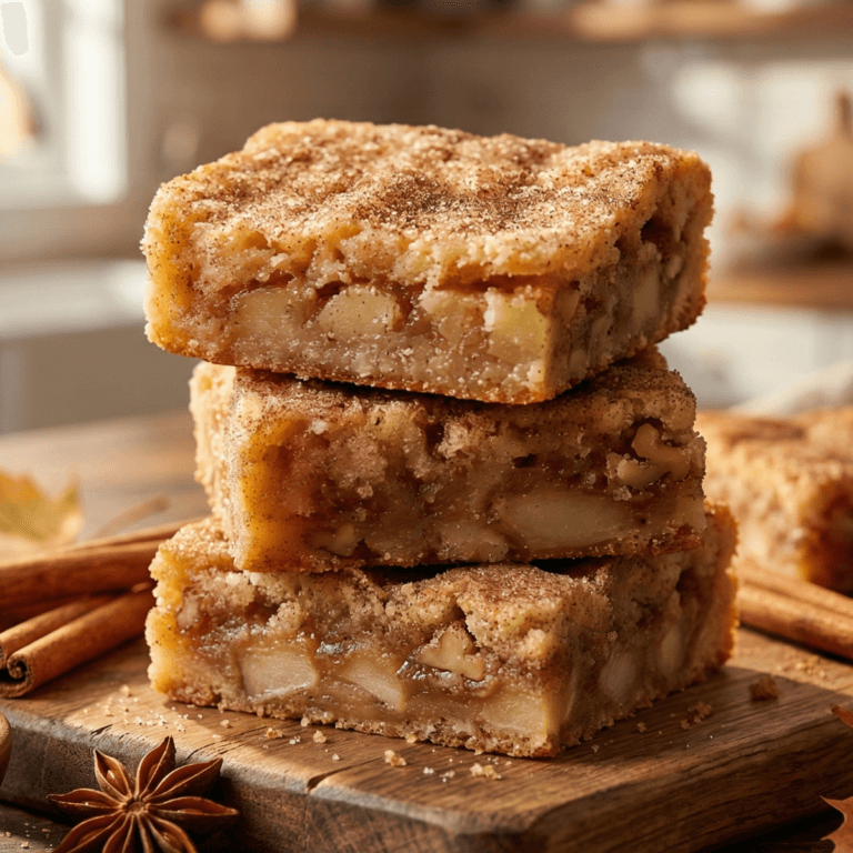 Apple Snickerdoodle Bars for Cozy, Chewy Fall Baking