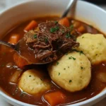 Beef Stew and Dumplings