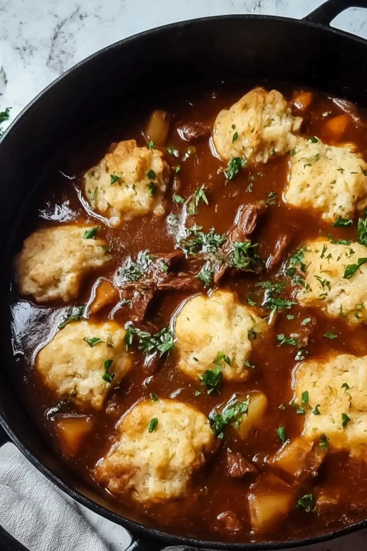 Beef Stew and Dumplings
