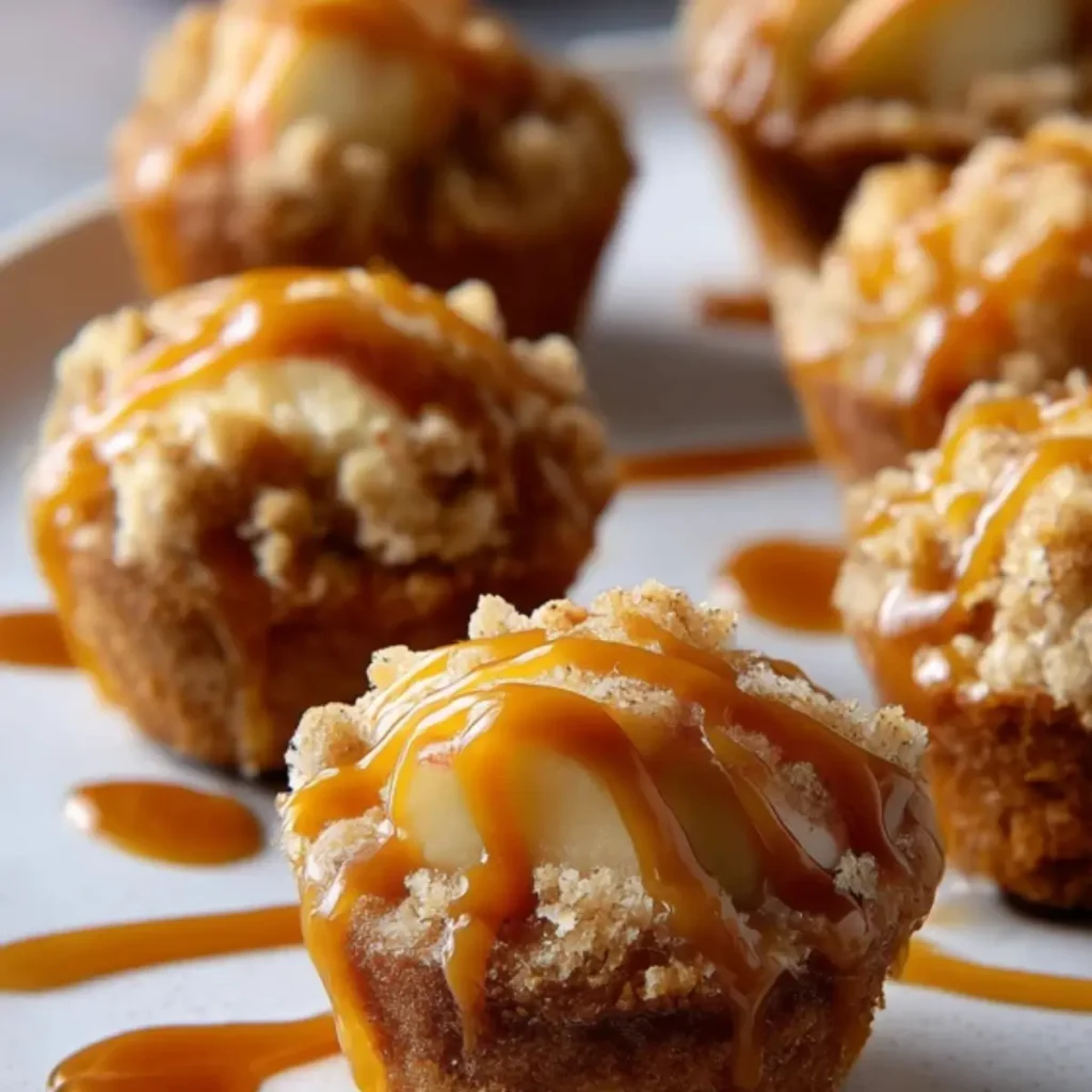 Caramel Apple Crisp Bites