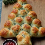 Cheesy Christmas Tree Bread