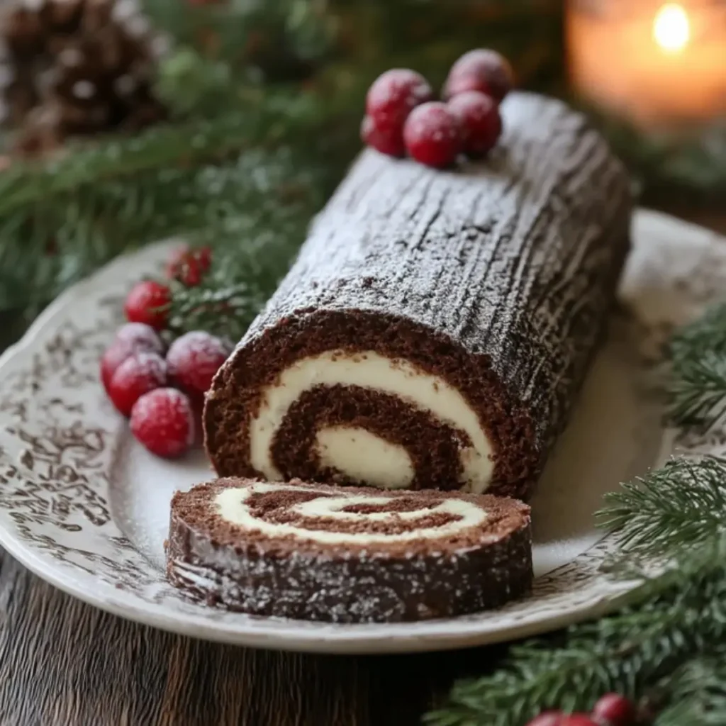 Classic Yule Log (Bûche de Noël)