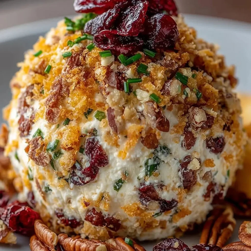 Cranberry-Pecan Cheese Ball