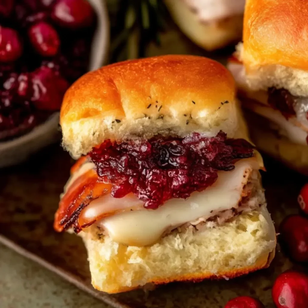 Cranberry Turkey Sliders