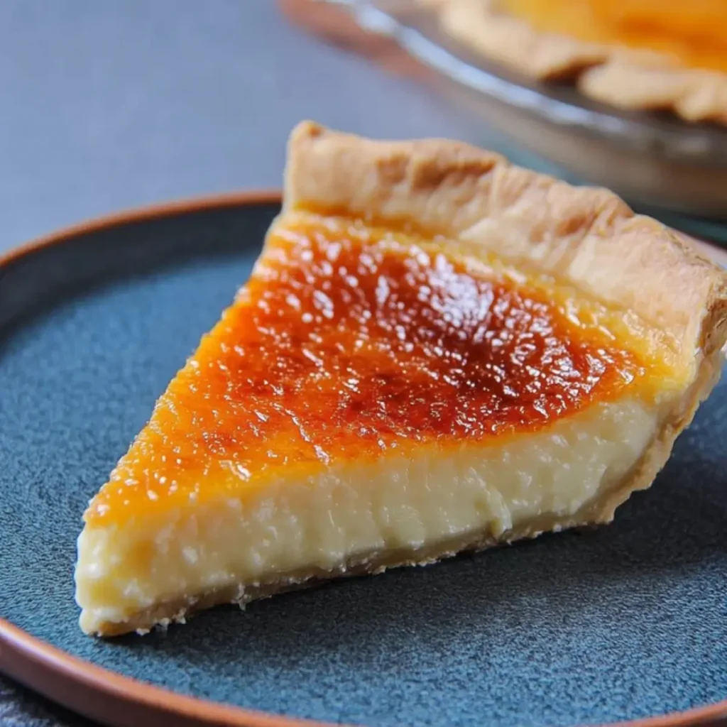 Crème Brûlée Pie 