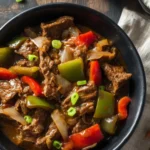 Crockpot Pepper Steak