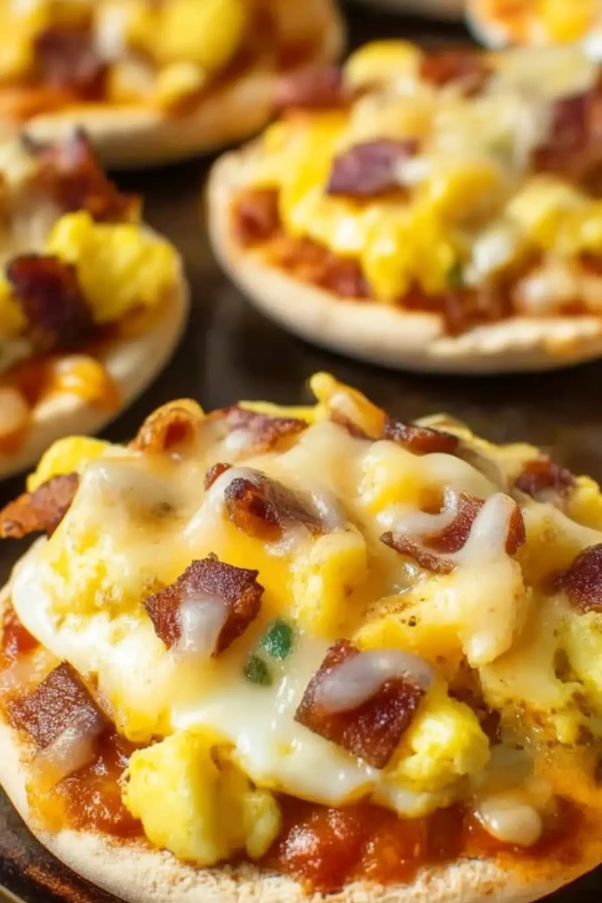 English Muffin Breakfast Pizzas