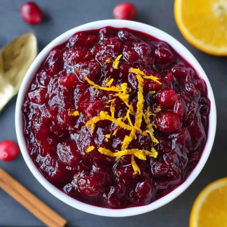 Fresh Cranberry Orange Sauce