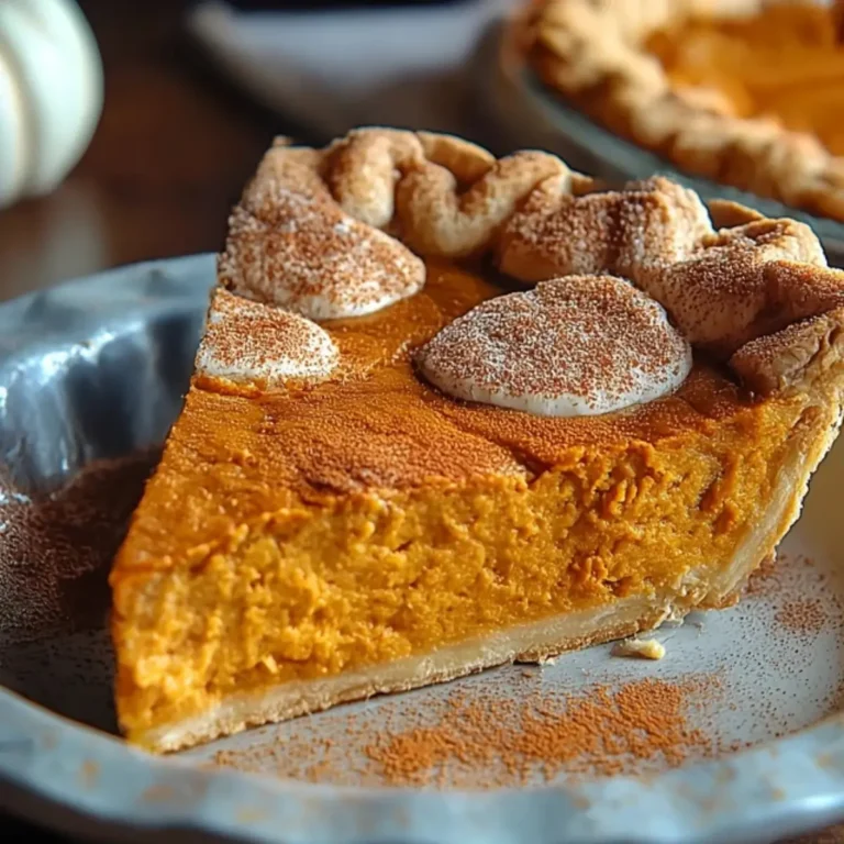 Fresh Pumpkin Pie
