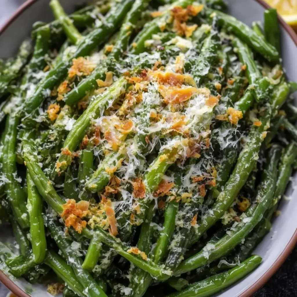 Garlic Parmesan Green Beans
