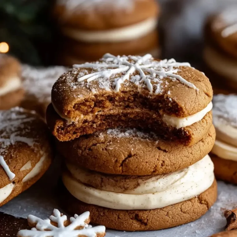 Gingerbread Cheesecake Cookies