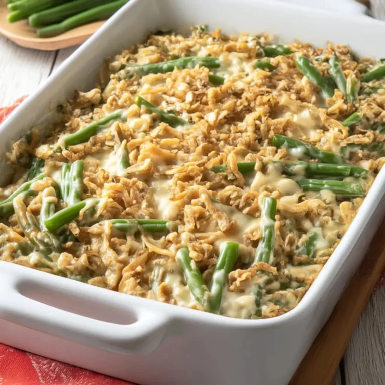 Green Bean Casserole with Cream Cheese