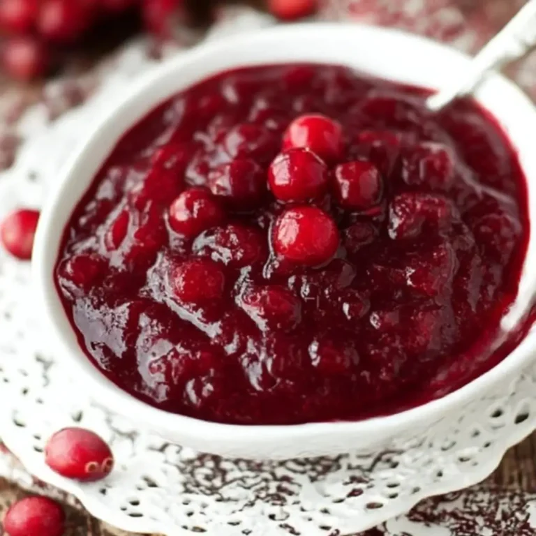 Homemade Cranberry Sauce Recipe
