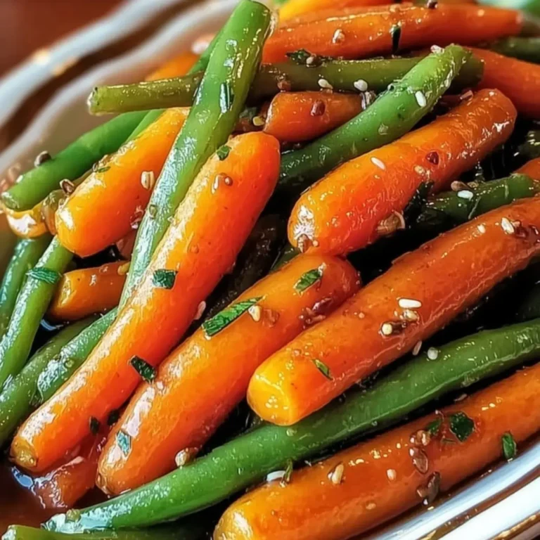 Honey Glazed Carrots and Green Beans