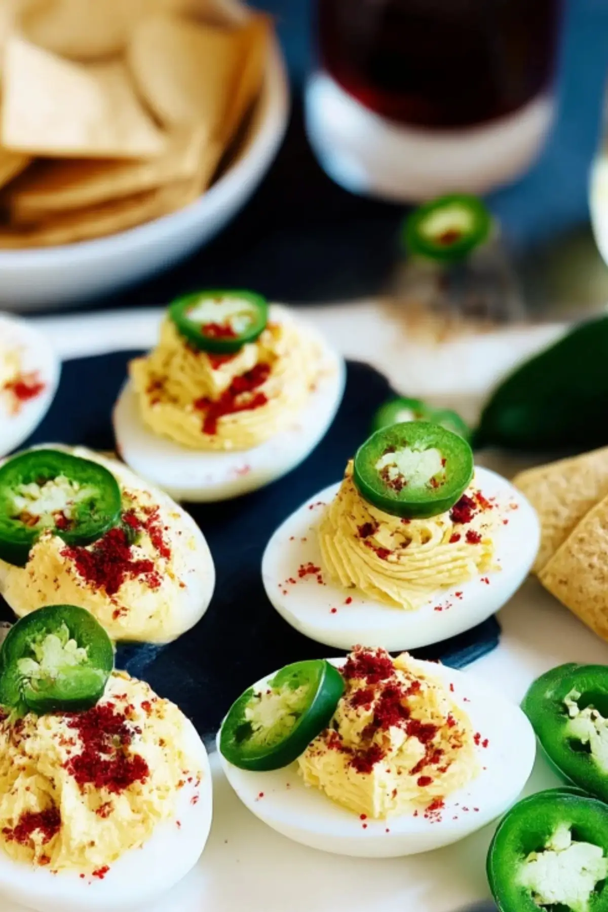 Jalapeño Deviled Eggs