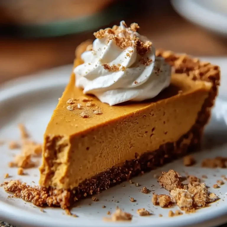 No-Bake Pumpkin Pie