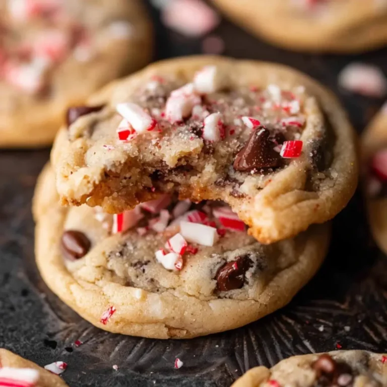 Peppermint Chocolate Chip Cookies