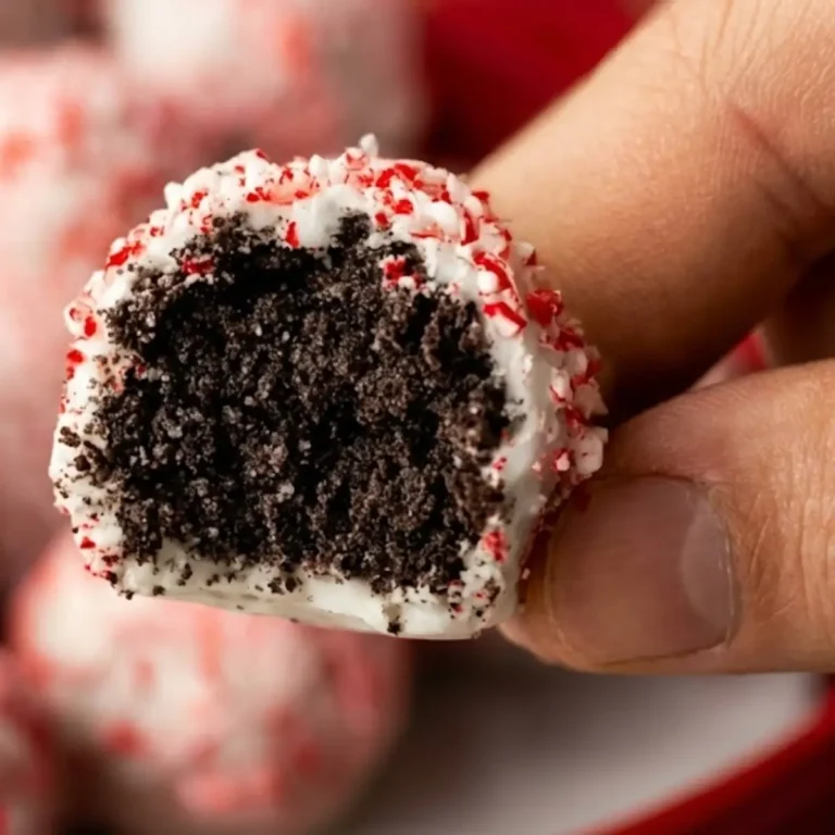 Peppermint Oreo Balls