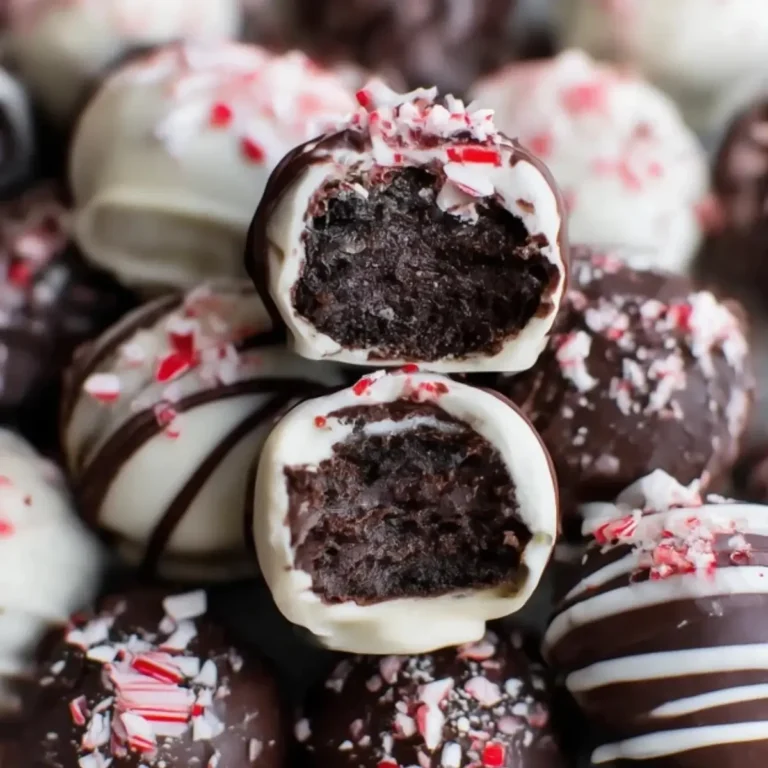 Peppermint Oreo Truffle Balls