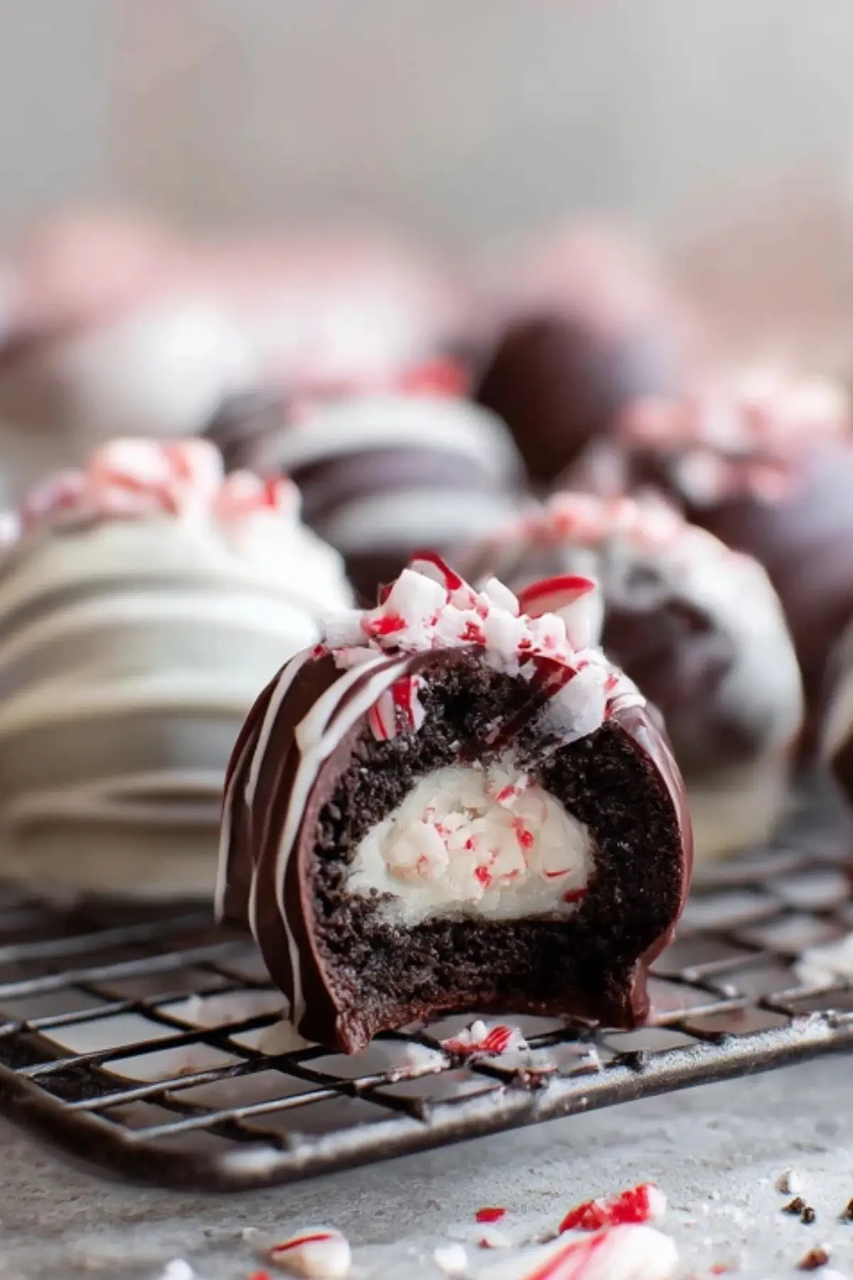 Peppermint Oreo Truffle Balls