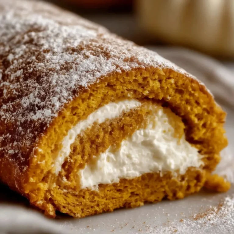 Pumpkin Spice Roll Cake