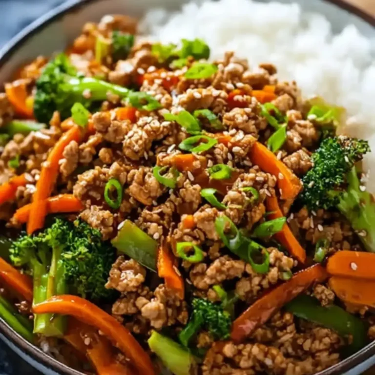 Ground Turkey Teriyaki Stir-Fry